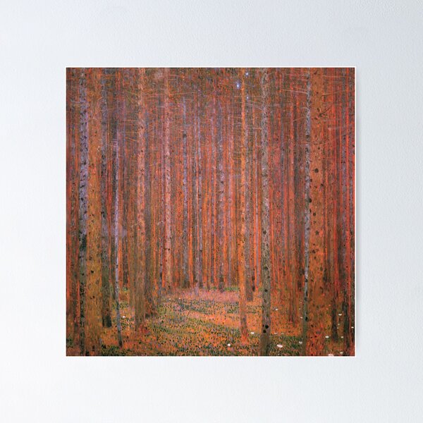 Item preview, Fir Forest, Gustav Klimt  designed and sold by Vintage Wall Art.
