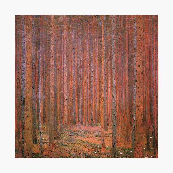 Item preview, Fir Forest, Gustav Klimt  designed and sold by Vintage Wall Art.