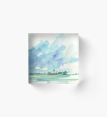 Ride the Wings of Morning by Sophie Neville Acrylic Block