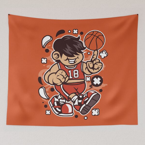 Item preview, Basketball player Cartoon Character - Funny T-shirt for poeple who live Basketball Fun!  designed and sold by Nickelparis.