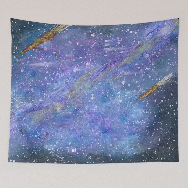 Item preview, Space trip - original acrylic painting scanned at 600dpi designed and sold by TICU.
