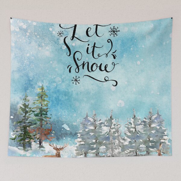 Item preview, Winter forest deer deer Christmas Merry Christmas designed and sold by SAFTLADEN.