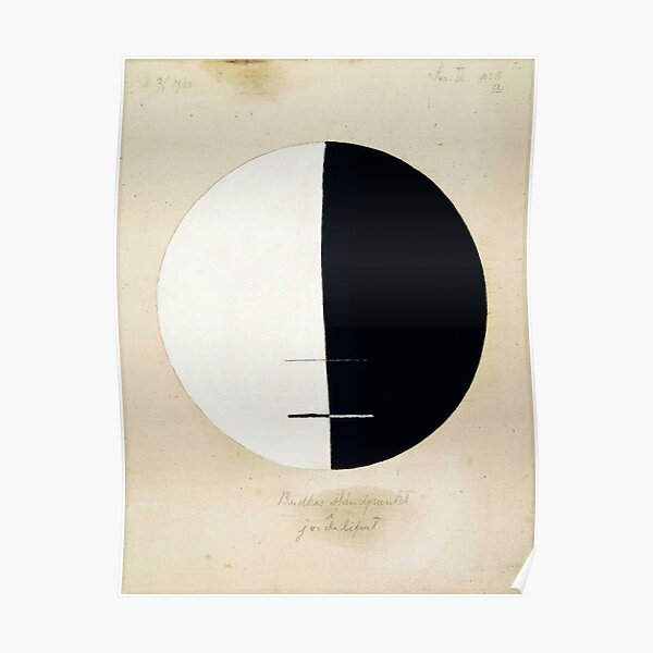 Hilma af Klint, Buddha’s Standpoint in the Earthly Life, 1920 Poster
