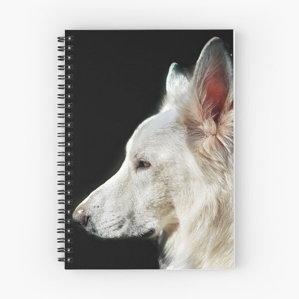 Item preview, White german shepherd, dog, companion designed and sold by Isabrak.