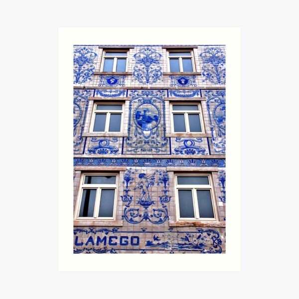 Windows of Lisbon Art Print