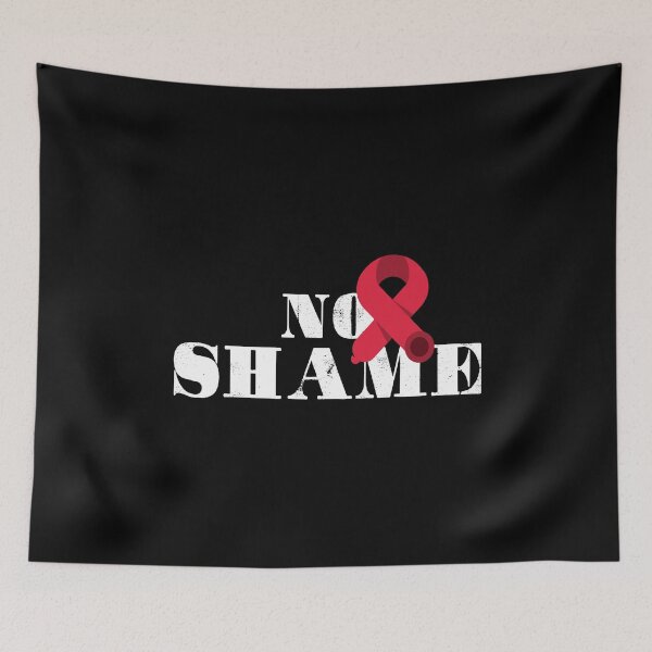 Item preview, No Shame - Aids Awareness designed and sold by SmartStyle.