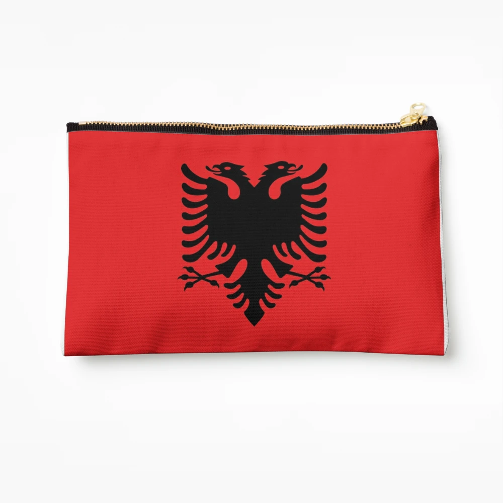 Flag of Albania - Flamuri Kombëtar - Flamuri i Shqipëri Zipper