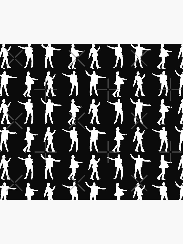 DANCING DAVE white print by ViolaTorn