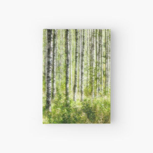 White birches Hardcover Journal