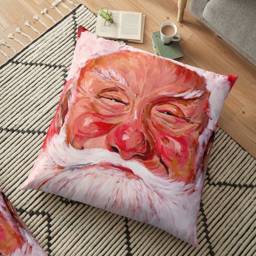 Santa Claus Floor Pillow