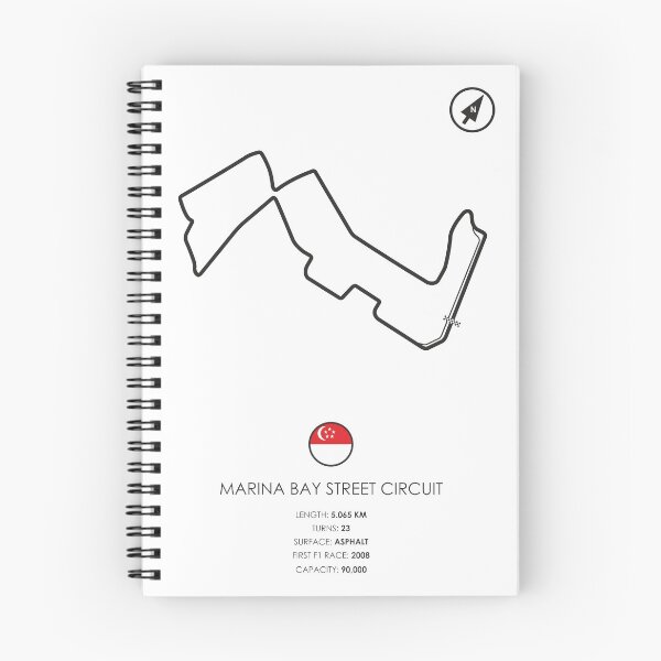 Aperçu de l'œuvre Circuit de la rue Marina Bay créée et vendue par TM3A.