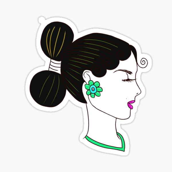 Navajo Woman Sticker