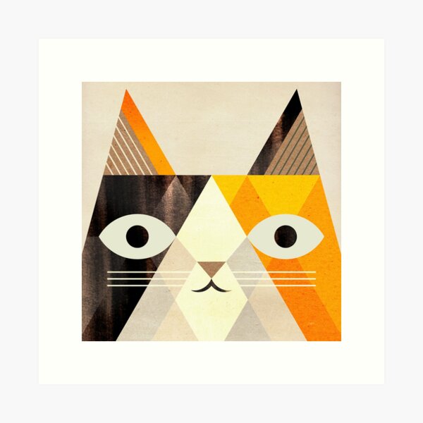 Calico Cat 2 Art Print