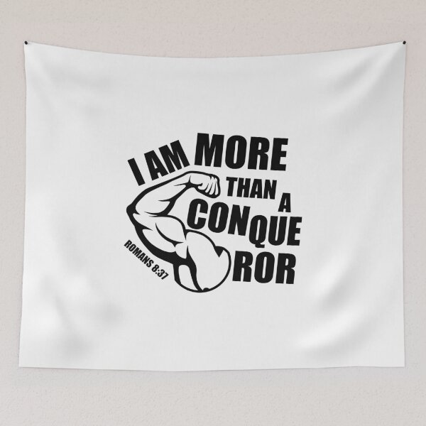 Item preview, I am more than a conqueror designed and sold by Fede2punto0.