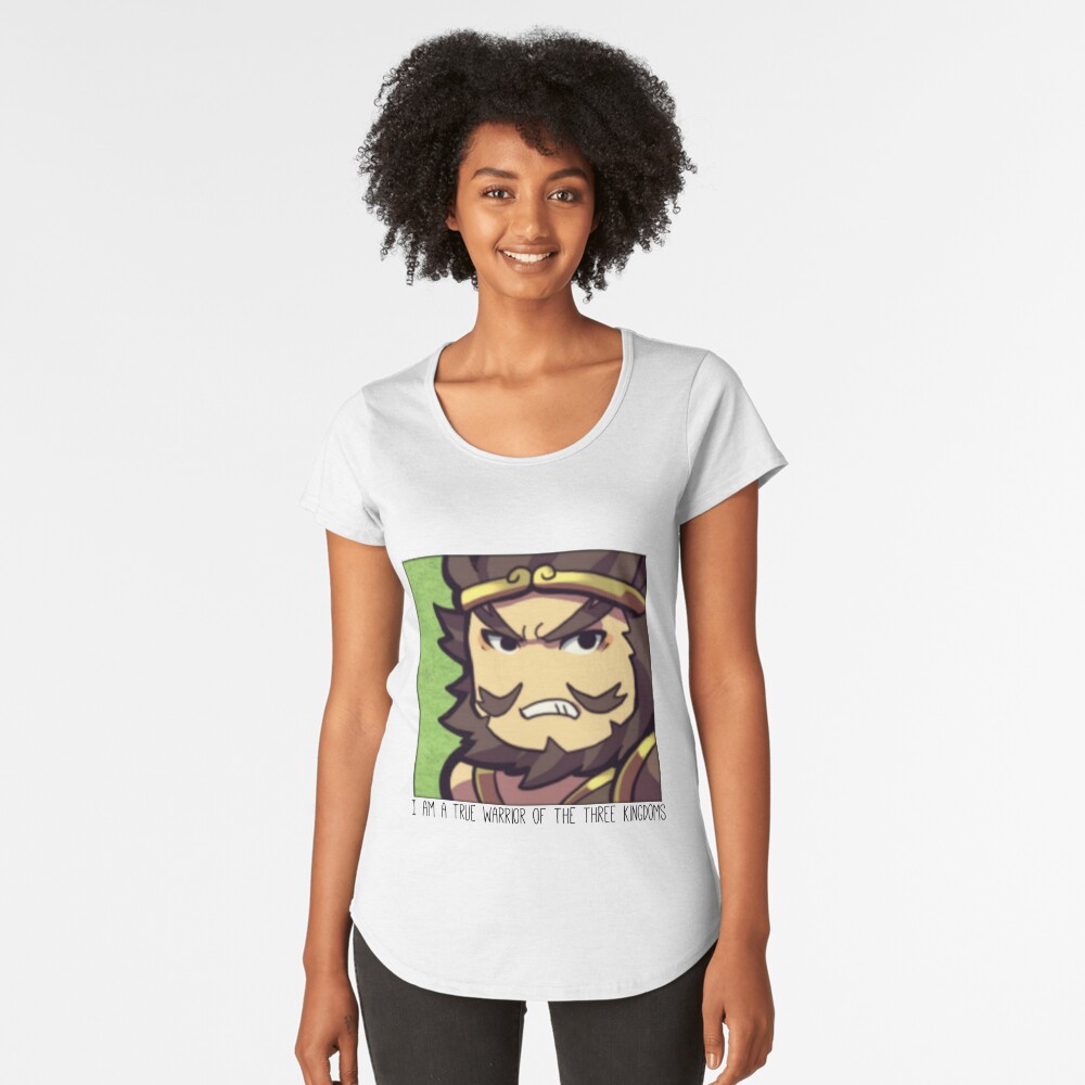 Dynasty Warriors Zhang Fei of Shu chibi Premium Scoop T-Shirt