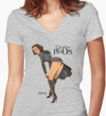 Asha Greyjoy Women's Fitted V-Neck T-Shirt