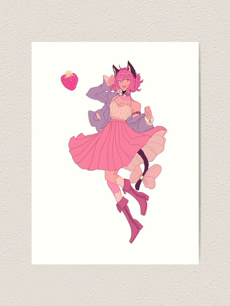 絵画 Hello  by mew mew I drew Mew Ichigo in honour of the new Tokyo Mew Mew show c