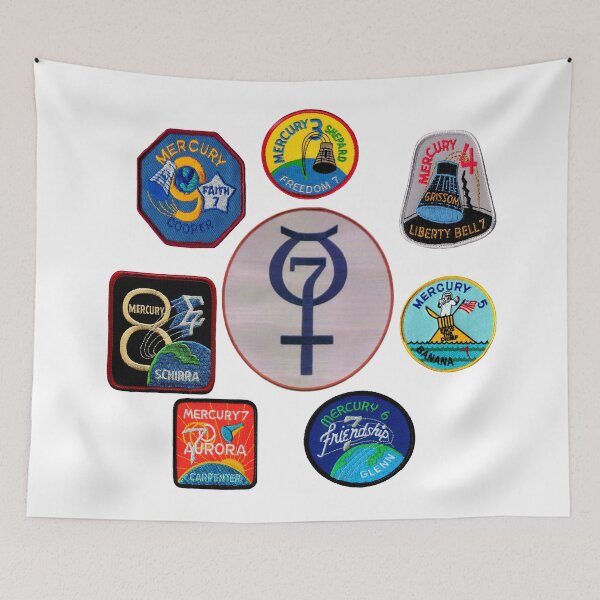 Item preview, Project Mercury Composite Patches designed and sold by Nikki SpaceStuffPlus.