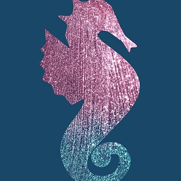 Artwork thumbnail, Glitter Seahorse by miniverdesigns