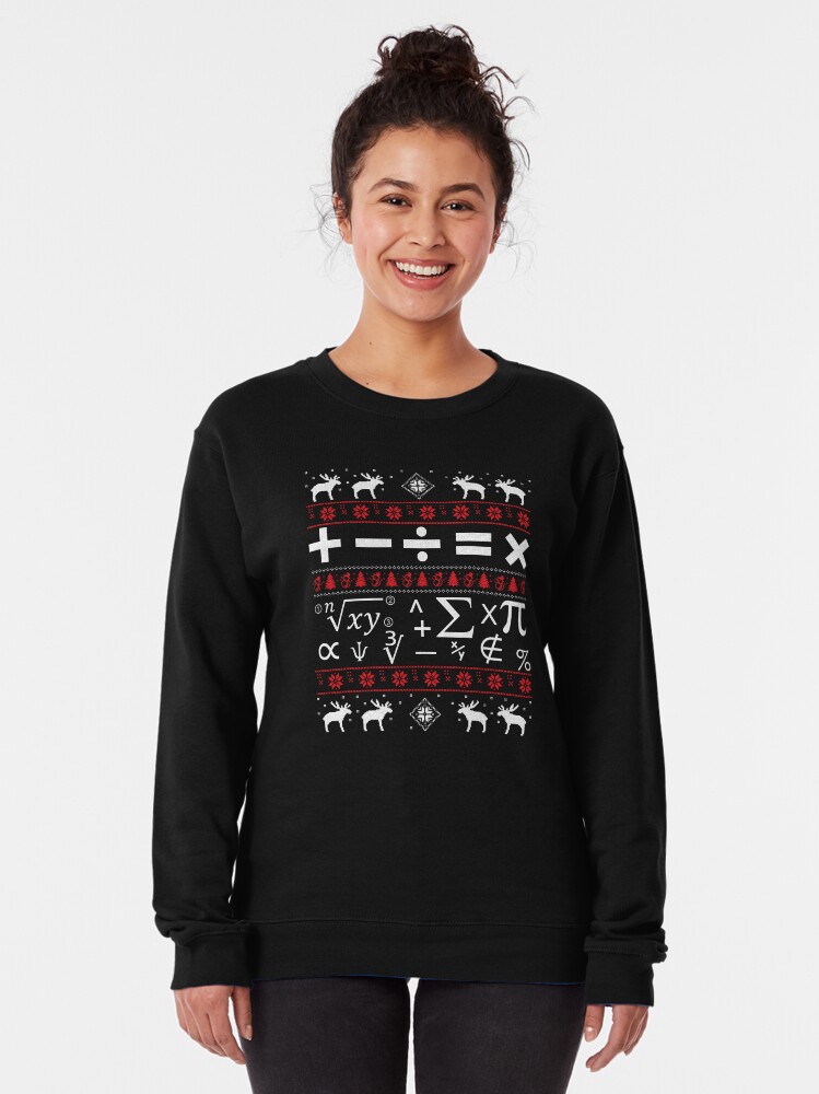 Thumbnail 2 of 5, Pullover Sweatshirt, Math Ugly Christmas Sweater designed and sold by wantneedlove.
