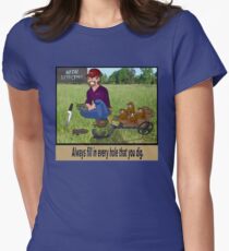Metal Detecting Rules Women's Fitted T-Shirt