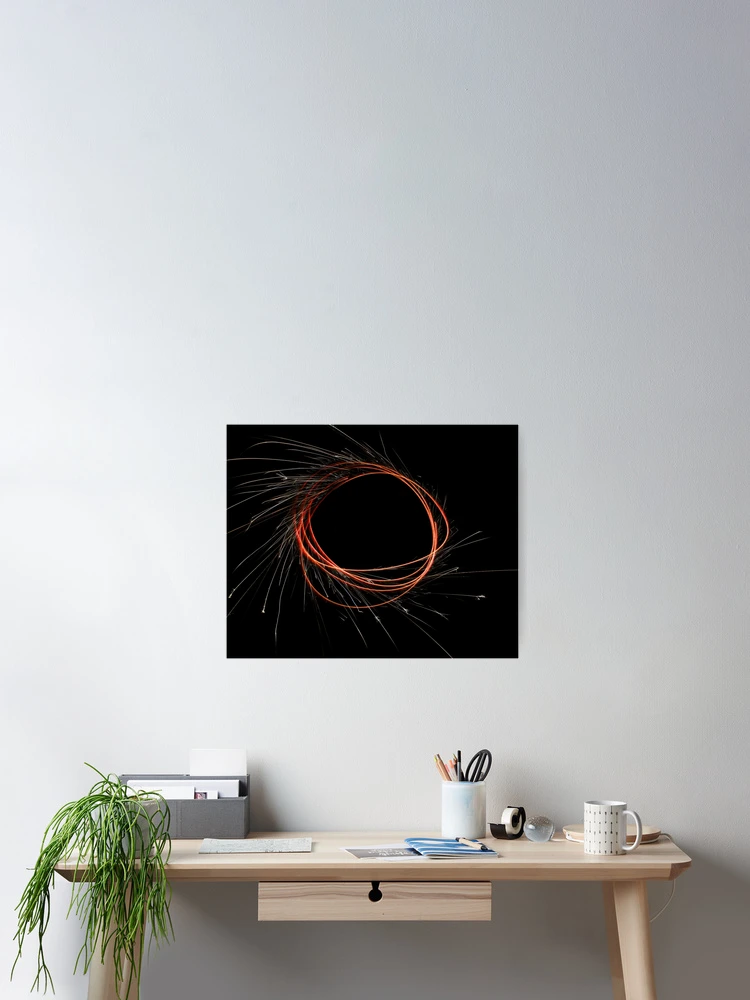 Thumbnail 2 of 3, Poster, Red Circle designed and sold by echoexpression.