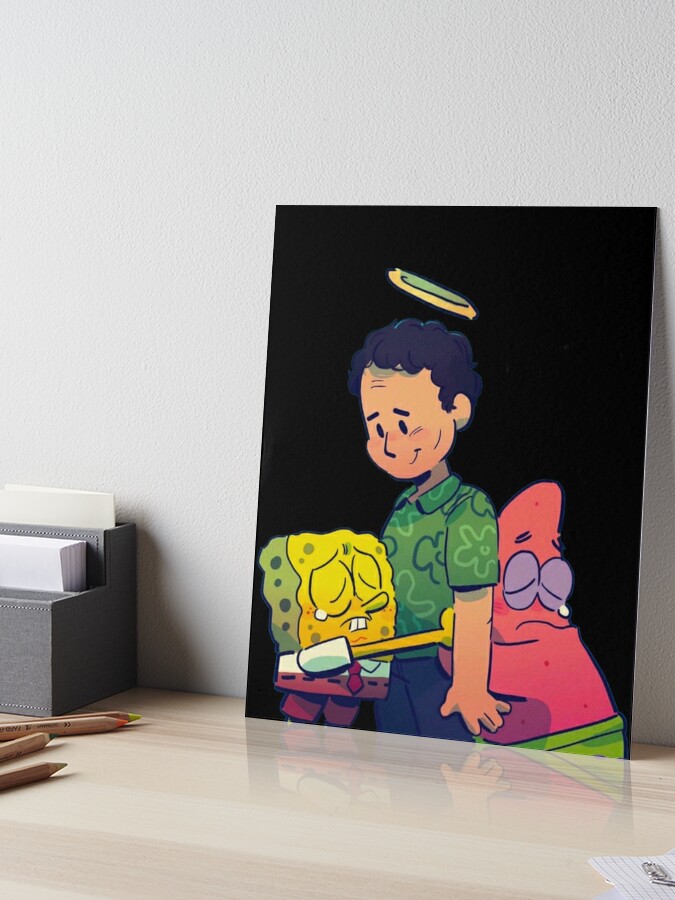 Sad Spongebob Art Board Print for Sale by Julia2Julia