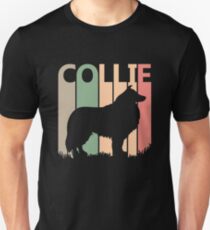 Collie Dog Silhouette Unisex T-Shirt