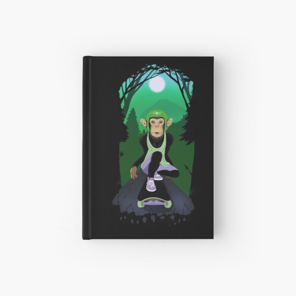 Long Baord Chimp Hardcover Journal