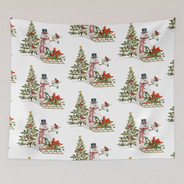 Item preview, Happy Holidays Snowman and Tree designed and sold by Jean Plout.