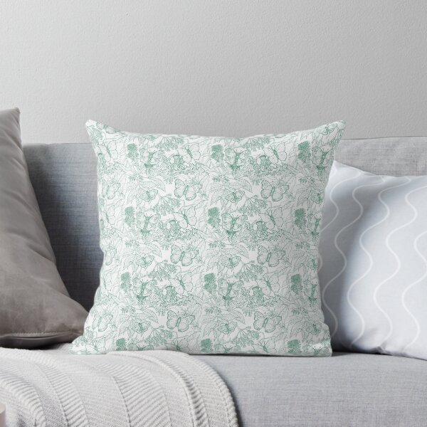 Item preview, Butterflies (Green On White) designed and sold by David Roland.