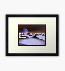Ice Plain 3 Framed Print