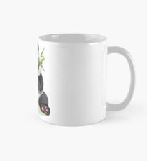 Taza Panda comiendo Bambus