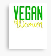 Vegan Woman Canvas Print