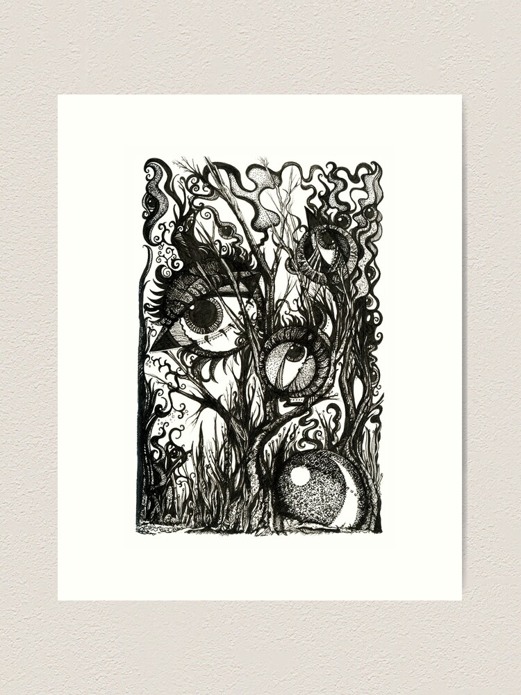 Alternate view of In the Darkness Art Print