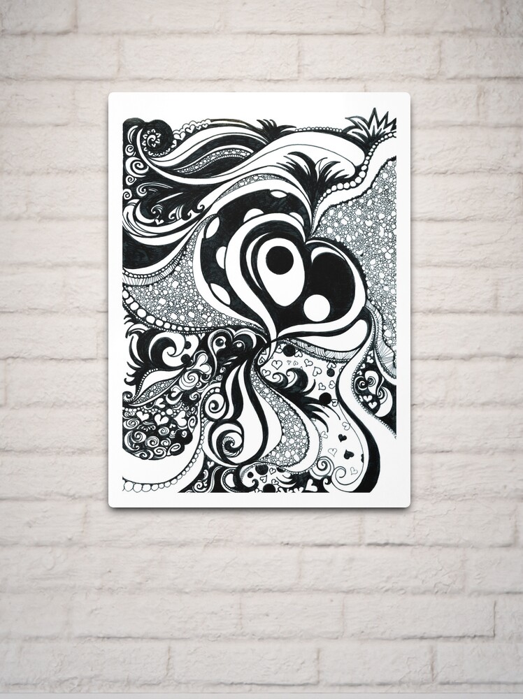 Thumbnail 2 of 4, Metal Print, Overflow designed and sold by Danielle Scott.