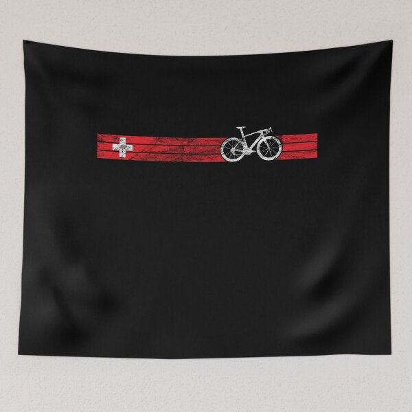 Item preview, Cyclist Flag Switzerland Swiss CH Bike Racing designed and sold by KNUXX Shop.