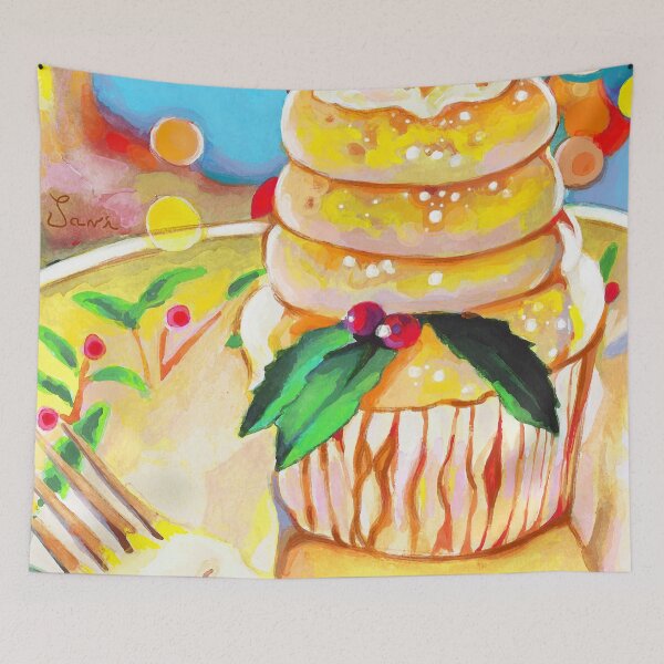 Item preview, Christmas Gouache Still Life study 4 designed and sold by Savi Singh.