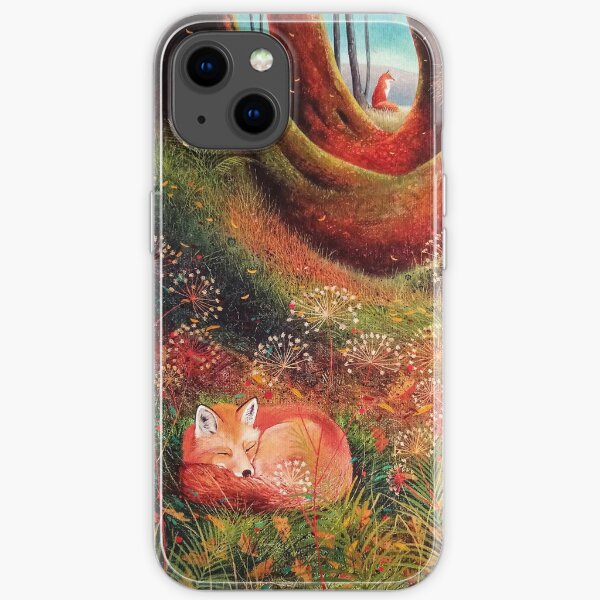 Sleeping Fox (2) iPhone Soft Case