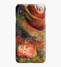 Sleeping Fox (2) iPhone XS Max Case