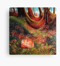Sleeping Fox (2) Canvas Print