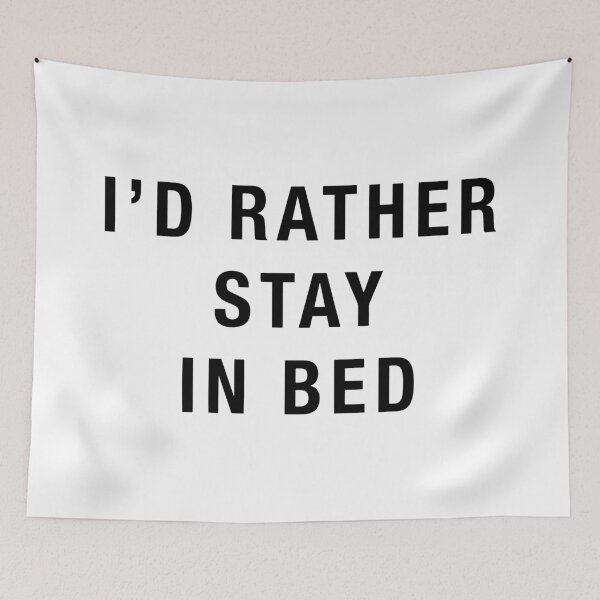 Item preview, I'd rather stay in bed designed and sold by Peonie Design.