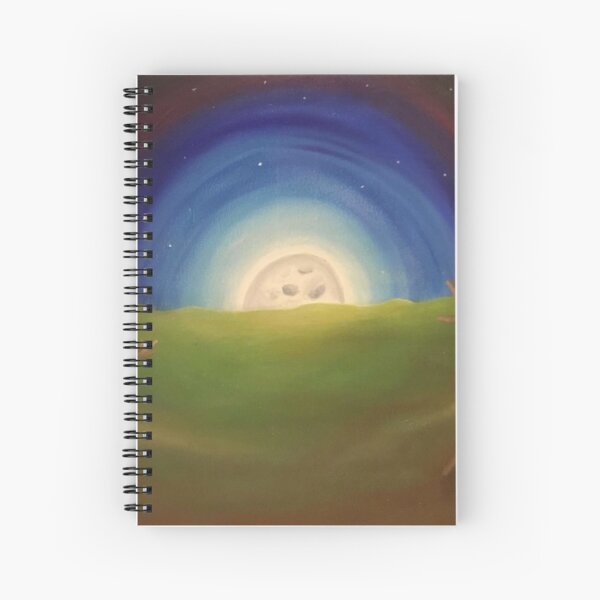 Moonscape Spiral Notebook