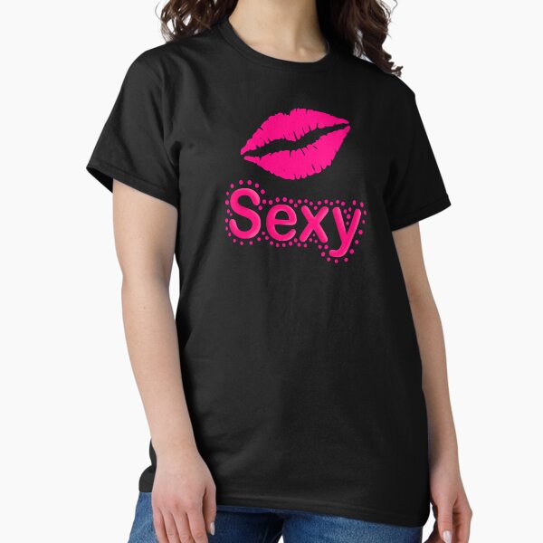 Item preview, Sexy word saying with dots and lips pink designed and sold by MortalDesigns.