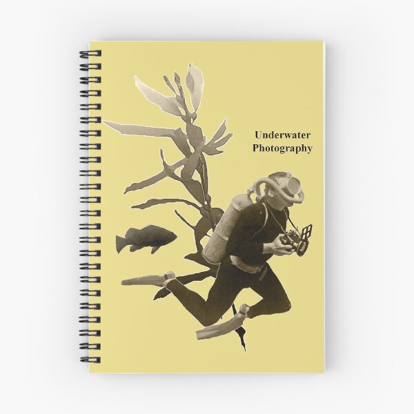 Item preview, Underwater Scene with Vintage Diver and Camera URM designed and sold by urmaddad.