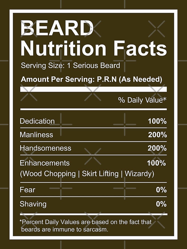 beard-nutrition-facts-bearded-canvas-print-for-sale-by-successhunters-redbubble