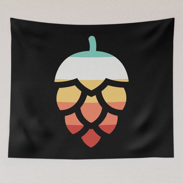 Item preview, Retro beer hops designed and sold by 4tomic.