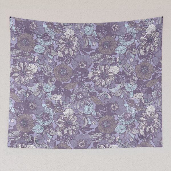 Item preview, Hellebore lineart florals | soft winter designed and sold by camcreativedk.