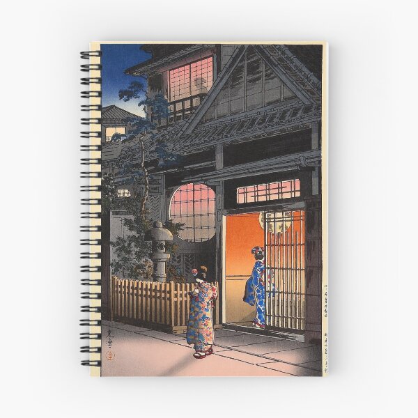 Item preview, Japanese kasamatsu night village art designed and sold by RBEnt.