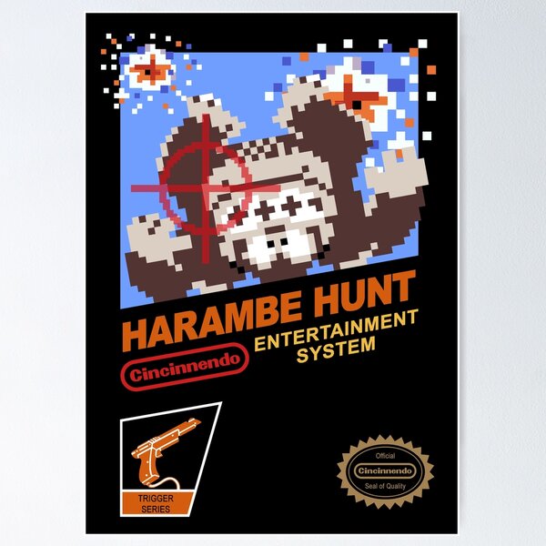 Item preview, Harambe Hunt designed and sold by joshcartoonguy.